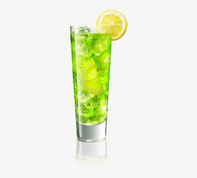 Midori And Lemonade - Cocktail Verde Png, transparent png download