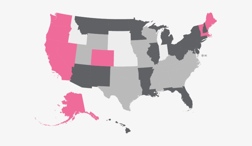 Thc Is Only Available In States Where Marijuana Is - Medicaid Expansion States 2018, transparent png download