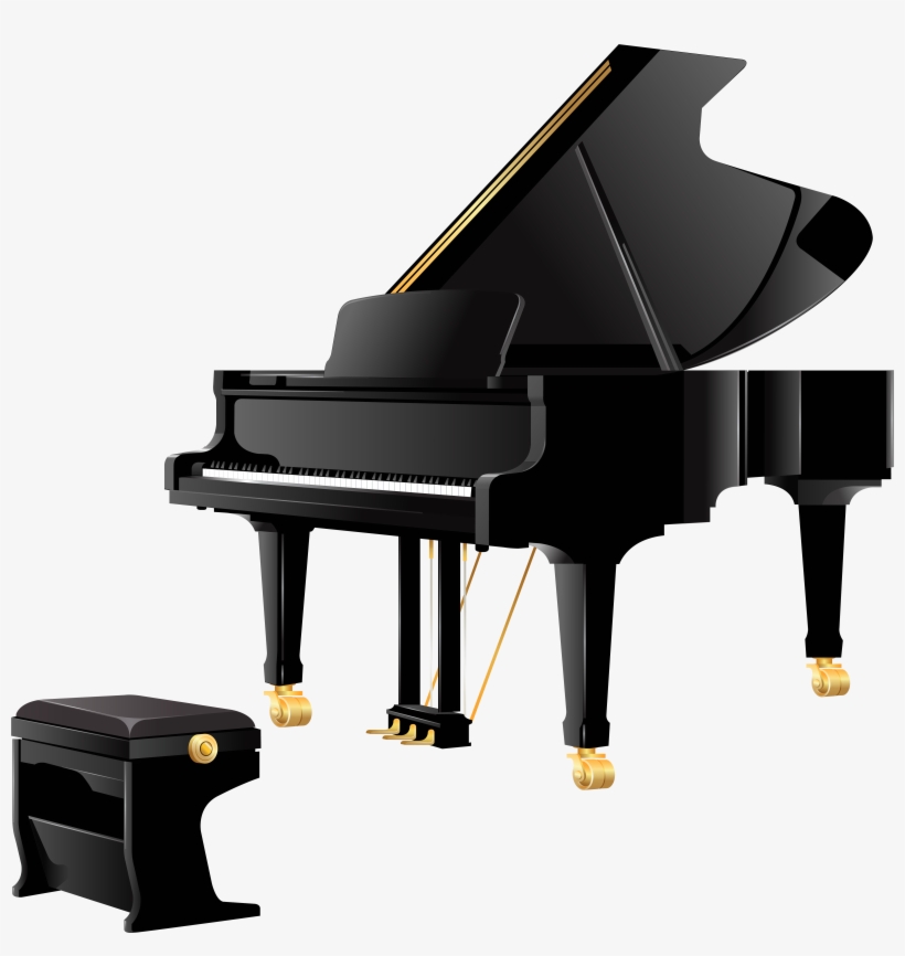 Gold Clipart Piano - Fondos De Musica Para Presentaciones, transparent png download