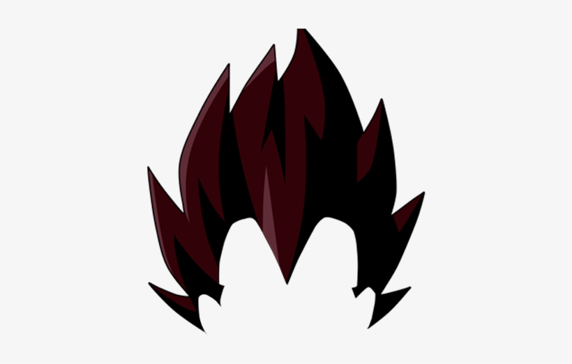 How Well Can You Tell Dragon Ball Z's Spiky Haircuts - Silueta De Vegeta, transparent png download