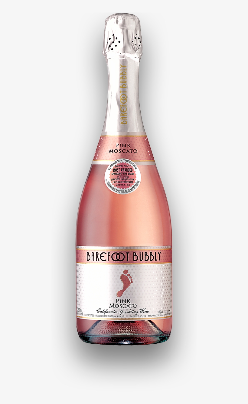 Pink Moscato Bubbly - Bubbly Pink Moscato, transparent png download