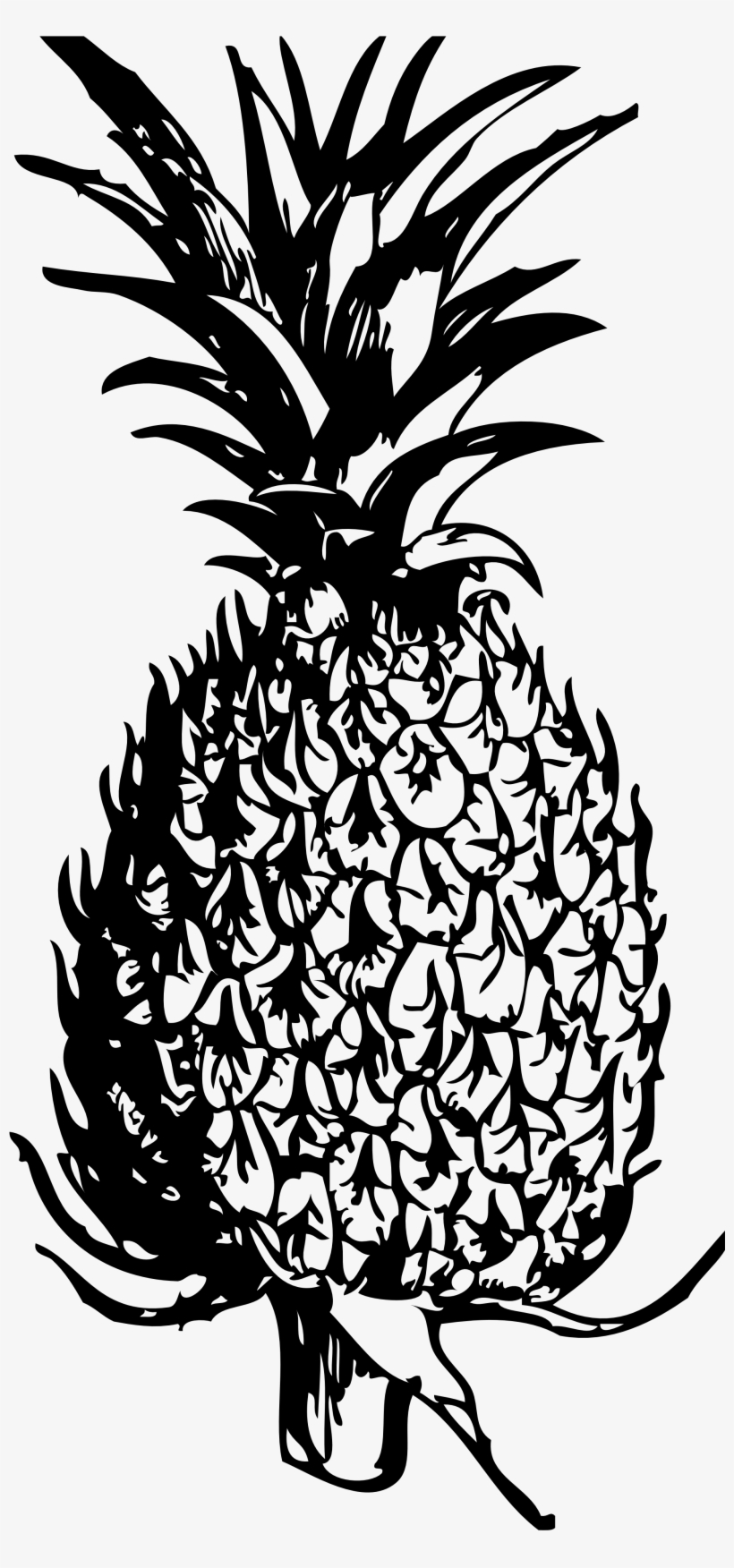 Jpg Royalty Free Stock Hawaiian Clip Art Black And - Black And White Clipart, transparent png download
