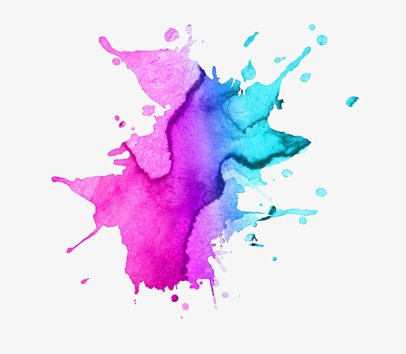 Clipart Royalty Free Library Drawing Effect Painting - Pink And Purple Splatter, transparent png download