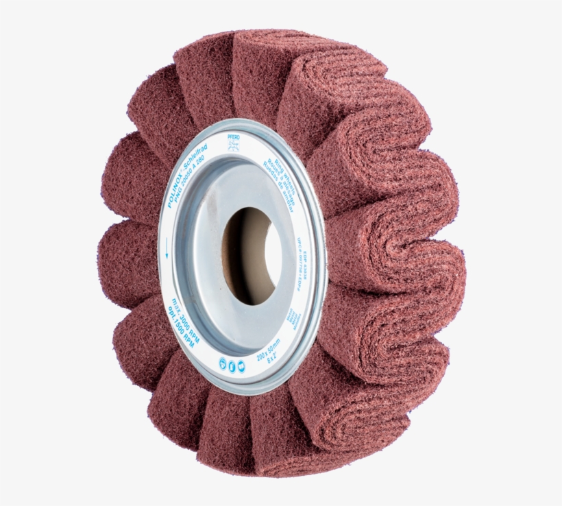 Polinox Unmounted Grinding Wheels - Abrasif Web - Cheval Polinox - Avec Abrasif Non Tissé, transparent png download