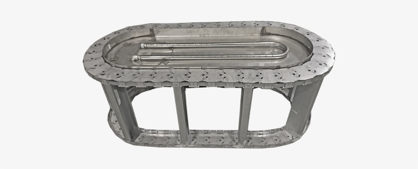 74 Oval Frame With Manual H Burner Fire Pit Png Image