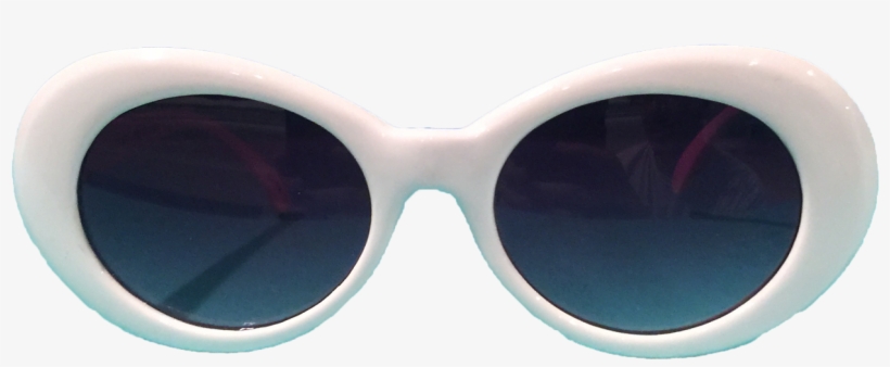 transparent white sunglasses