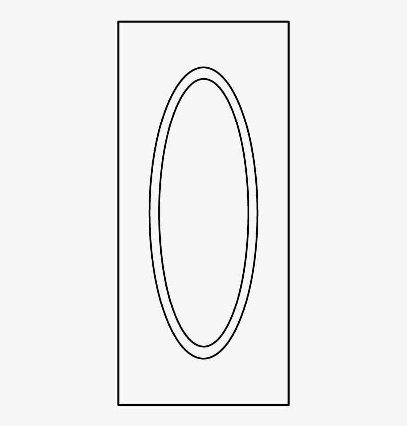 Black Oval Frame Png - Circle, transparent png download