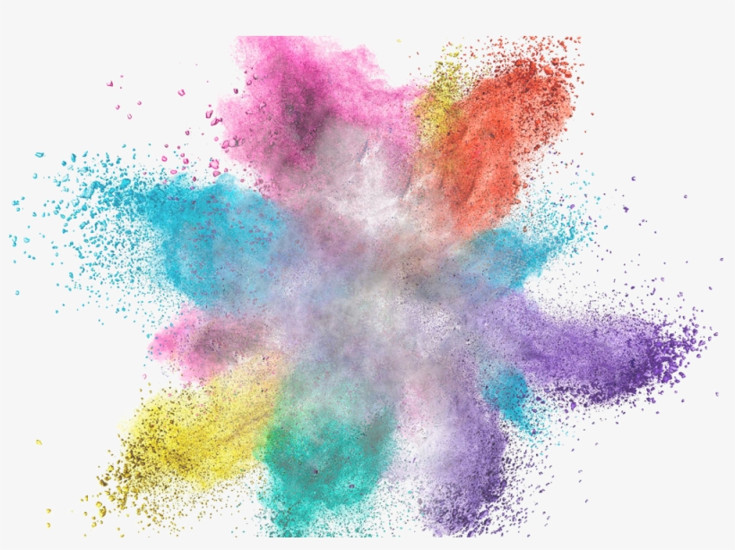 Digital Systems Recarga Y Remanufactura De Cartuchos - Colourful Powder Explosion Transparent Background Png, transparent png download