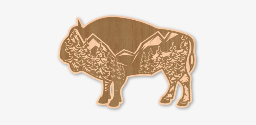 Maple Wood Sticker - Indian Elephant, transparent png download