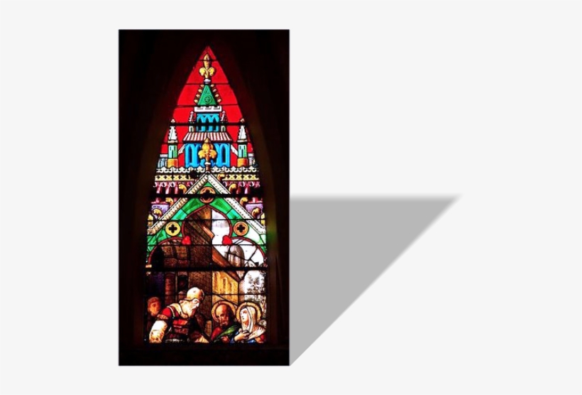 Will Lead Us Safe, Just Like A Mother Who Will Lead - Stained Glass, transparent png download