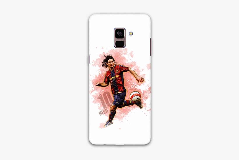 Messi Samsung A8 Plus 2018 Mobile Case - Mobile Phone, transparent png download