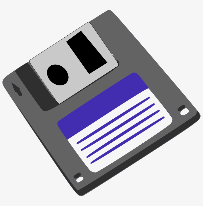 Computer Clipart Computer Hardware - Floppy Disk Clip Art, transparent png download