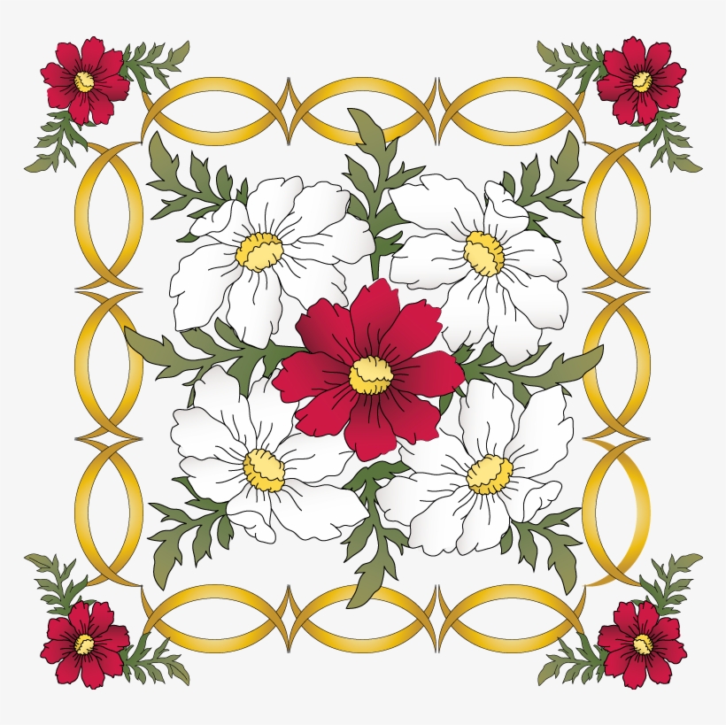 Pretty Flowers Is A Downloadable Machine Embroidery - Chrysanthemum, transparent png download
