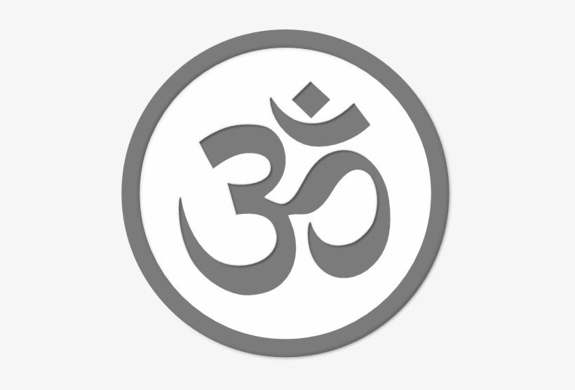 Hinduom - Om Symbol In Circle, transparent png download