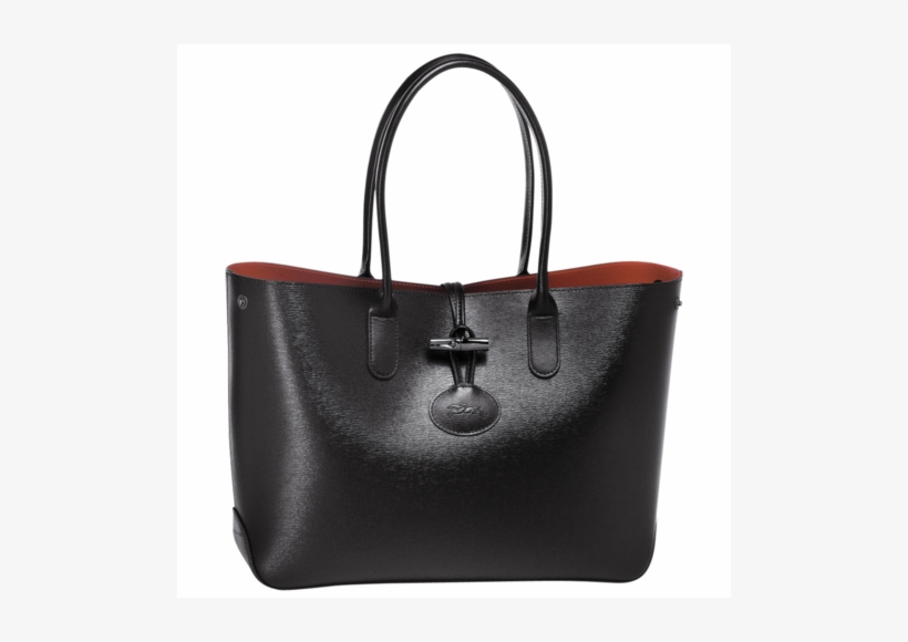 Longchamp Roseau Leather Tote, transparent png download