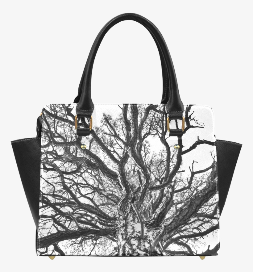 Tree Bag By Martina Webster Classic Shoulder Handbag - Tote Bag, transparent png download