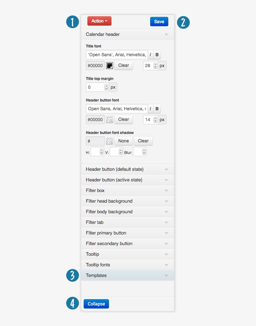 Calendarize It Css Editor - Information, transparent png download