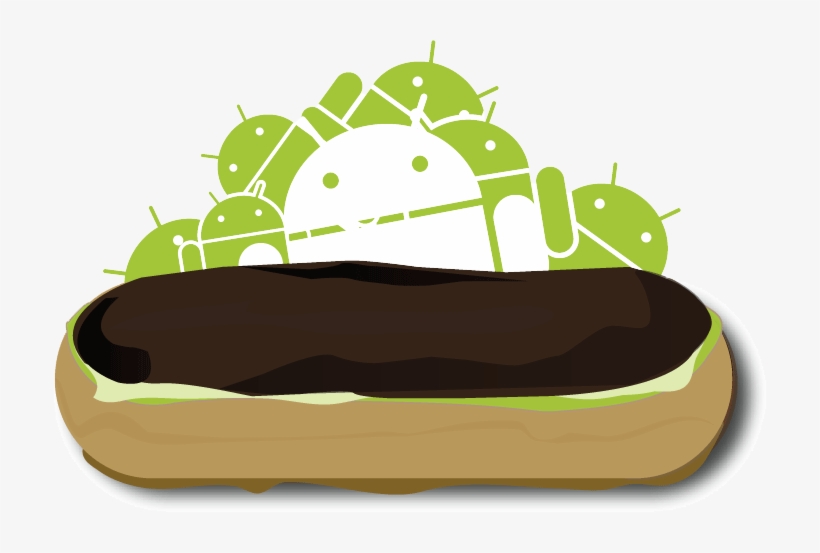 Created With Raphaël - Eclair Android Logo Png, transparent png download