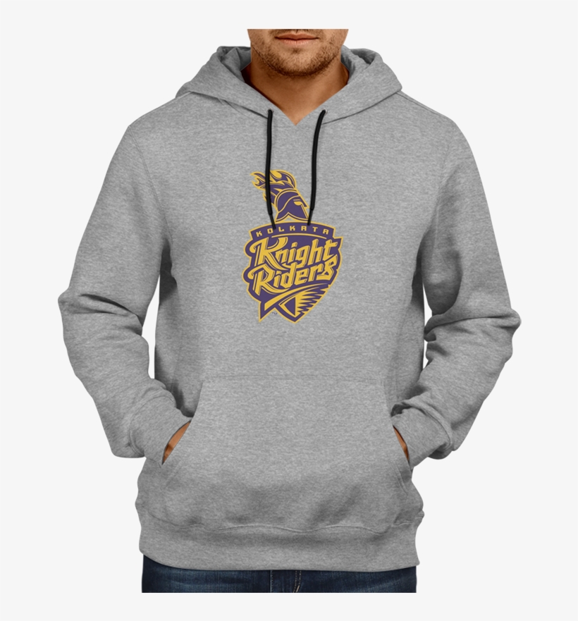 Ipl 05 G- Kolkata Knight Riders Hoodie Grey - Cristiano Ronaldo Hoodie, transparent png download