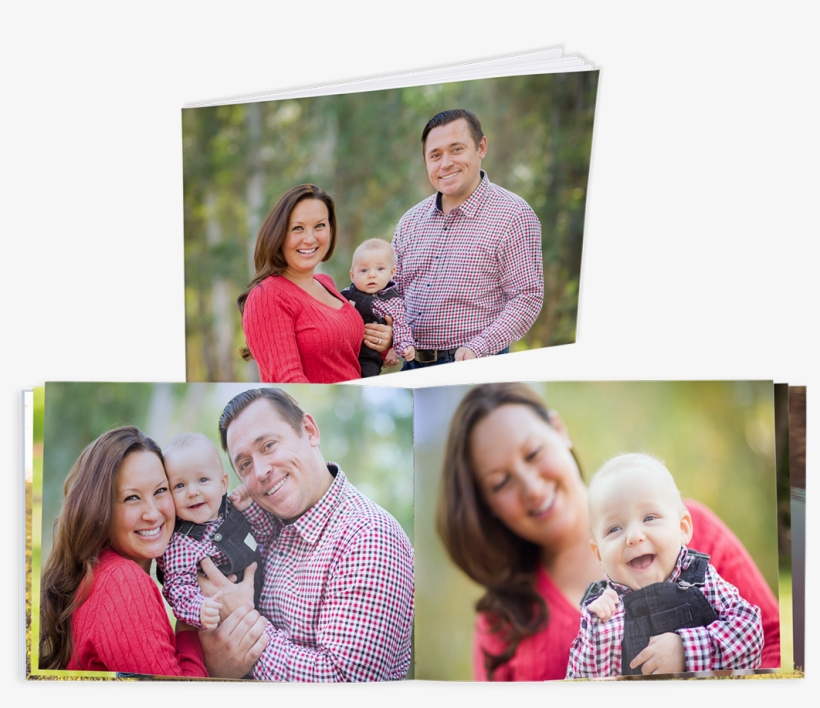 Foto-collagen-weihnachtskarte Mit Karte, transparent png download