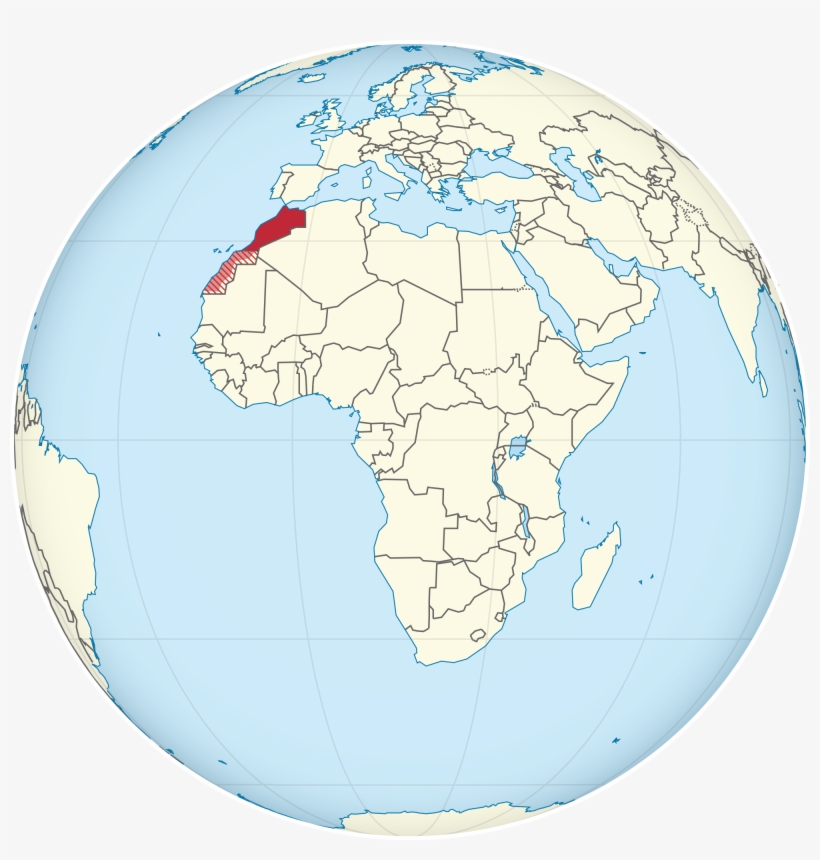 Ghana On The Globe, transparent png download
