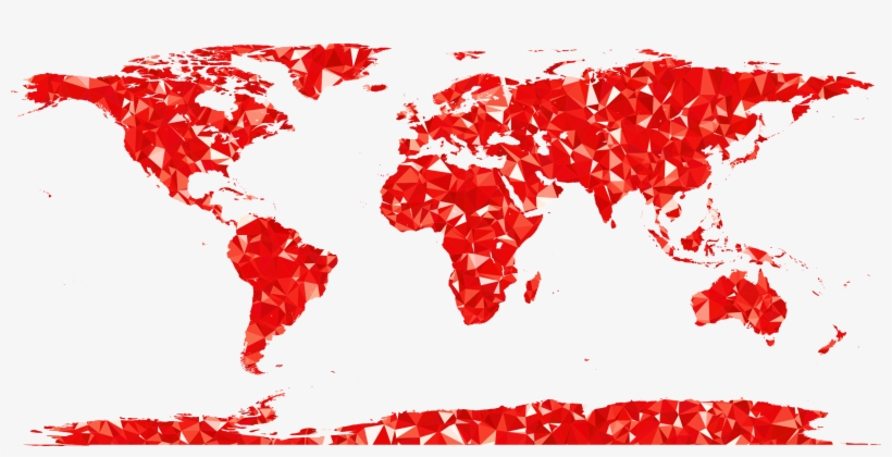 Clipart Globe Map - Fin Whale Map Of Distribution, transparent png download