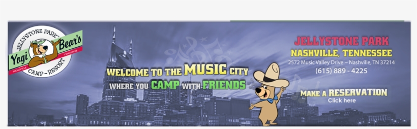 Nashville 08 - Yogi Bear Jellystone Park, transparent png download