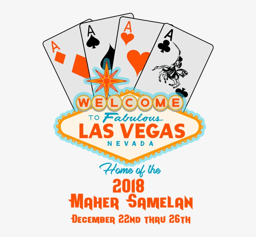 2018 Maher Samelan Las Vegas - Welcome To Las Vegas Sign, transparent png download