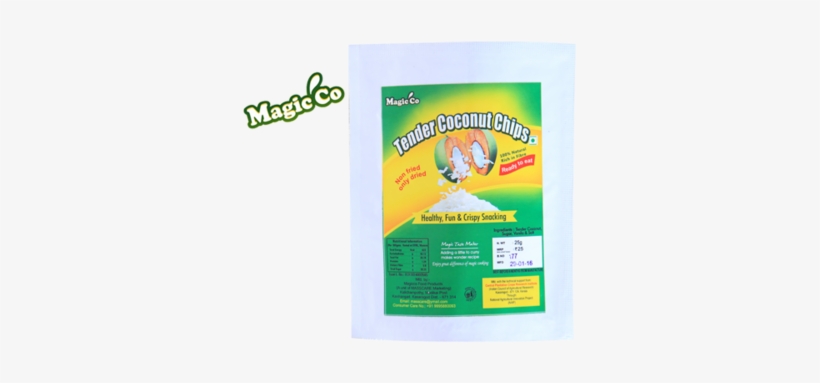 Magicco Tender Coconut Chips - Magicco Coconut Products, transparent png download