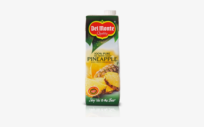 1l 100% Pure Gold® Pineapple Juice - Tetra Pack Of Juice, transparent png download