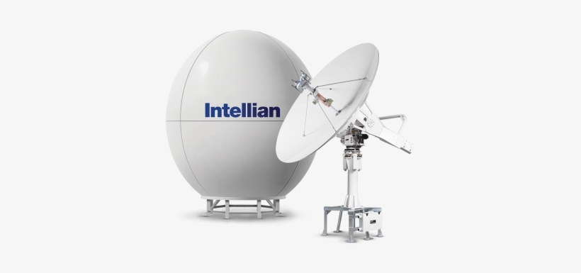 Intellian T130w 3-axis Global Marine Satellite Tv System - Intellian V240m Circular-linear C-band With 240cm Reflector, transparent png download