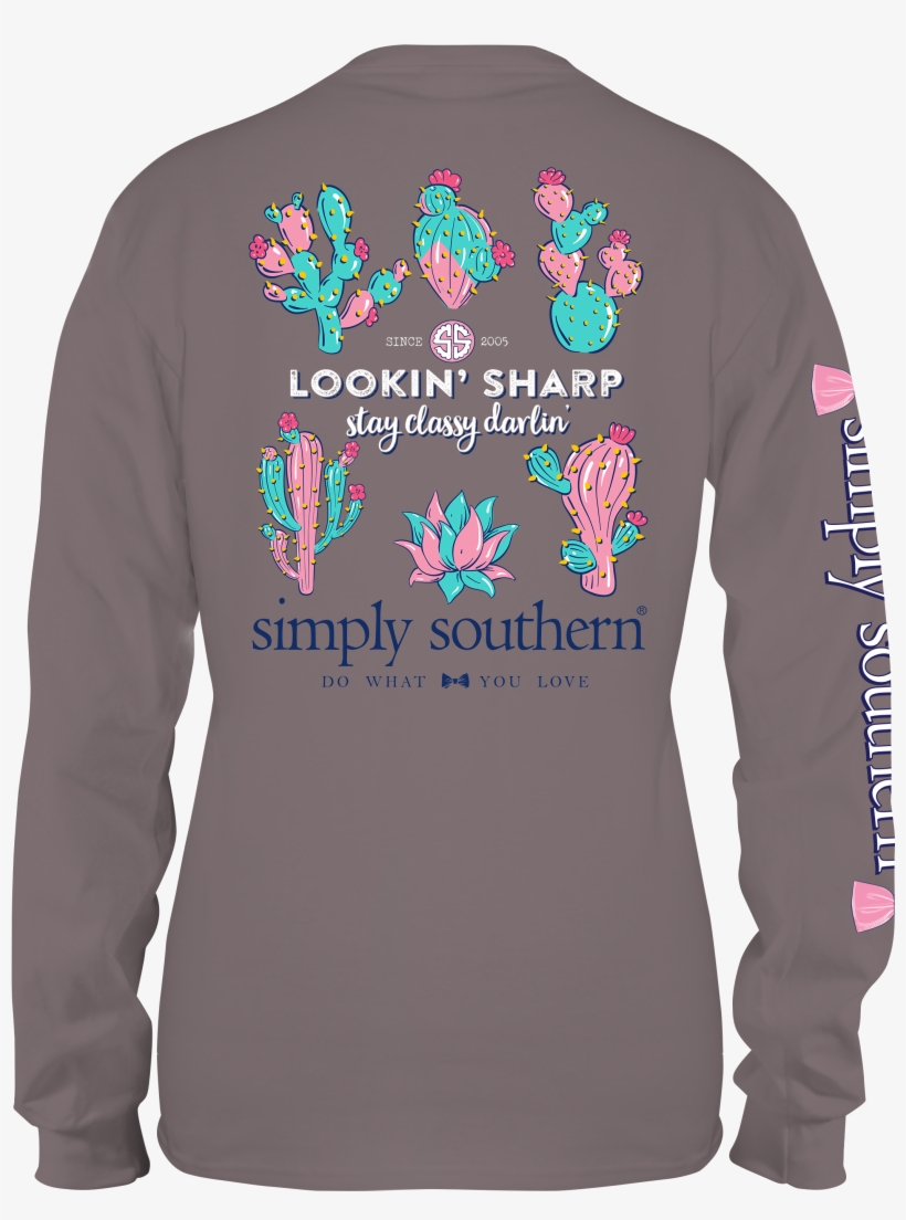 Ls Sharp Steel V=1501262586 - Simply Southern Long Sleeve, transparent png download