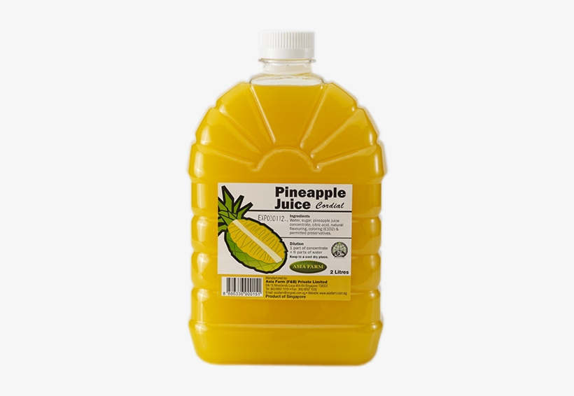 Pineapple Juice Cordial - Squash, transparent png download
