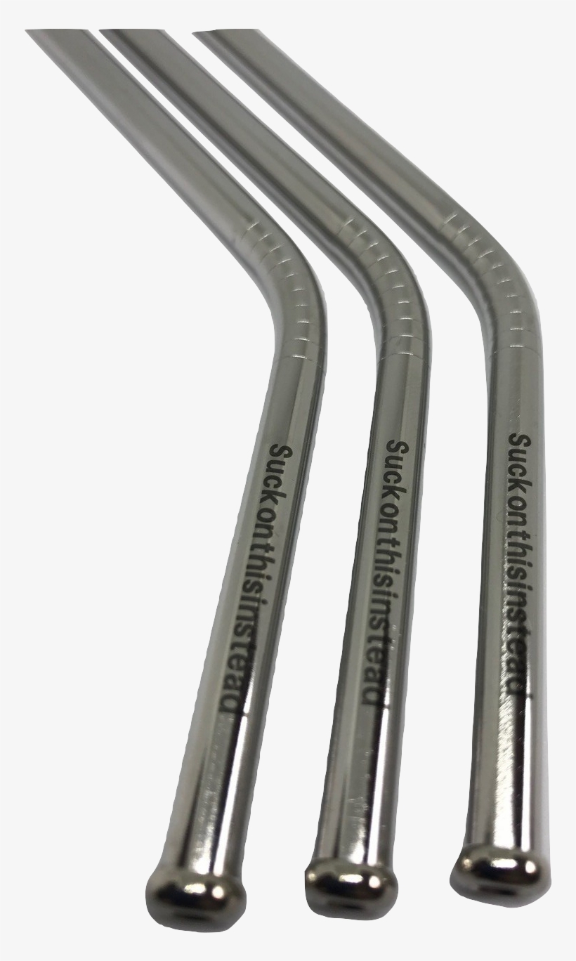 Reusable Steel Straws - Rsvp Endurance Stainless Steel Bent Drink Straws, transparent png download
