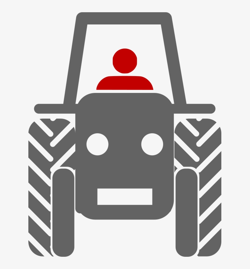 Clipart Info - Front Tractor Clip Art, transparent png download