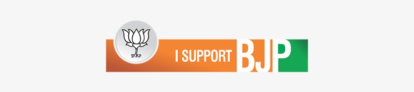 I Support Bjp - Support Bjp, transparent png download