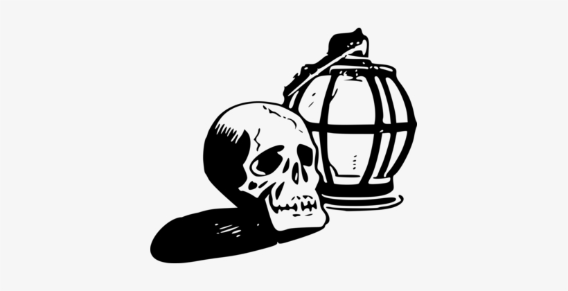 Paper Lantern Calavera Skull Computer Icons - Clip Art, transparent png download