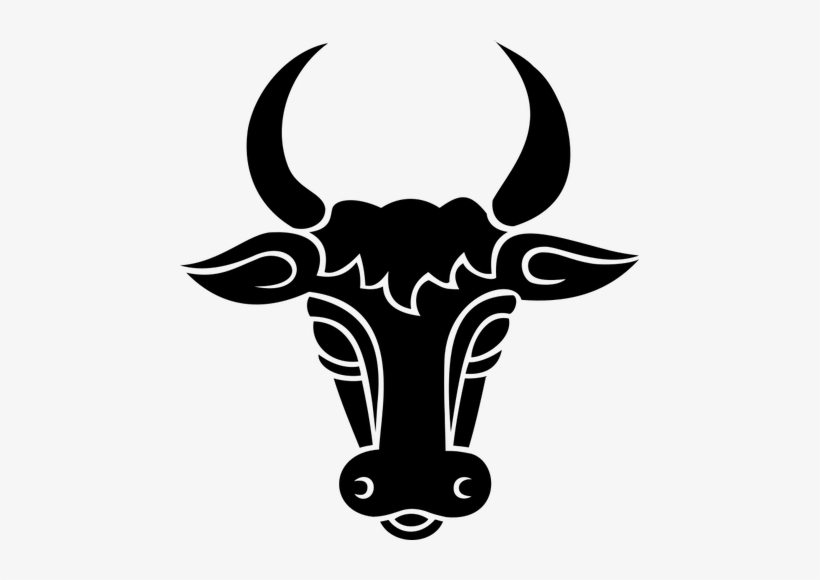Silueta De Toro Png - Bull Head Clipart Png, transparent png download
