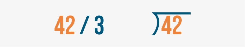 The Number You're Dividing Goes Under The Division - You Divide Which Number Goes, transparent png download
