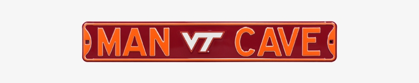 Virginia Tech Hokies “man Cave” Authentic Street Sign - Man Cave Carolina Panthers Steel Sign Wall Sign 36, transparent png download