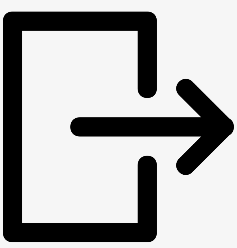 Logout Comments - Logout Icon Vector Png, transparent png download