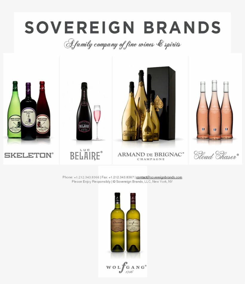 Sovereign Brands Launches New Luc Belaire Rosé Mini - Glass Bottle, transparent png download