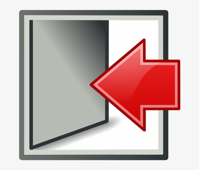 Door, Exit, Log Out, Logout, Sign Out Icon - Log Out Icon, transparent png download
