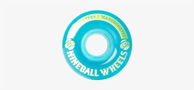 Sector 9 61mm 78a 9 Ball Wheels - Sector 9 Nine Balls Skateboard Wheel, Blue, 61mm 78a, transparent png download