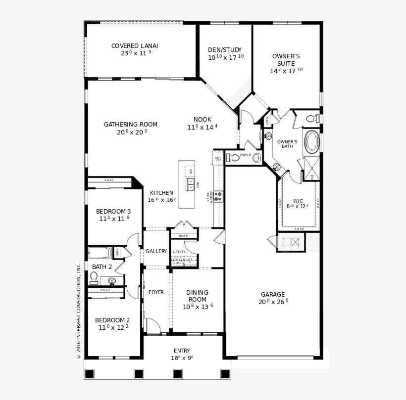 Belaire Plan, Ormond Beach, Florida - Diagram, transparent png download