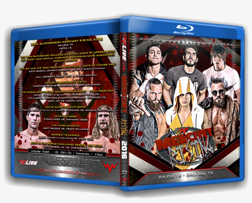 Mercury Rising 2016 Double Blu-ray Set - Games, transparent png download