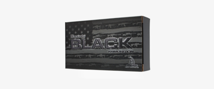 7 - Black - Hornady~ Black? Ammo 6.8mm Spc 110 Gr V-max~, transparent png download