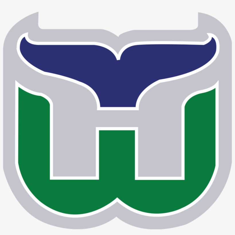 The Latest Iteration Of The Hartford Whalers Logo, - Old Nhl Team Logo, transparent png download