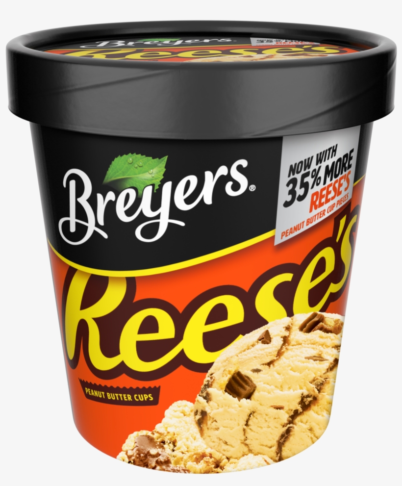 Reeses Peanut Butter Cups Breyers Cookies Candies Png - Breyers Original Ice Cream Natural Vanilla 16 Oz, transparent png download