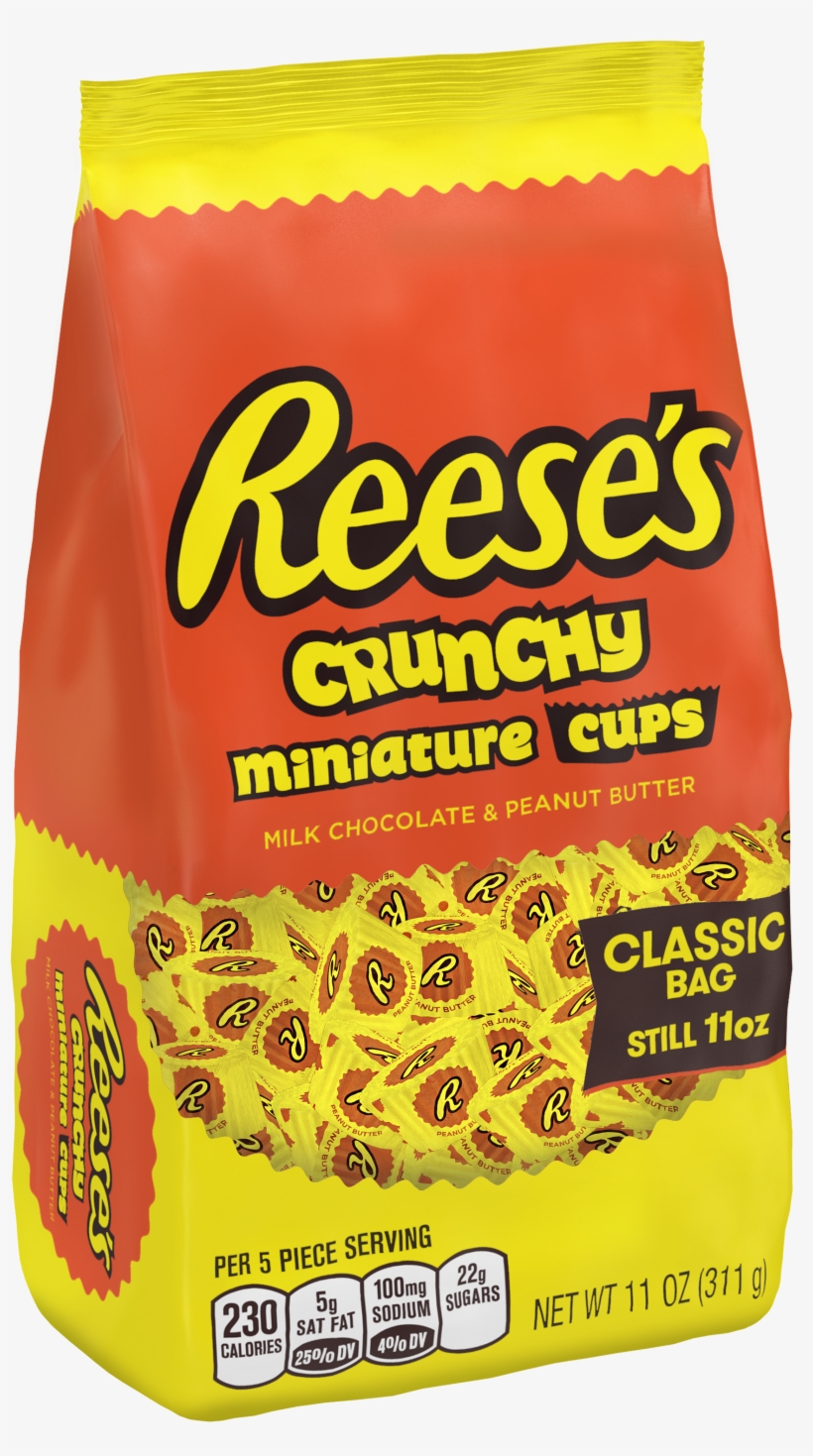 Upc 034000444724 Product Image For Reese's Crunchy - Reese's Peanut Butter Cups Miniatures, 40 Ounce, transparent png download